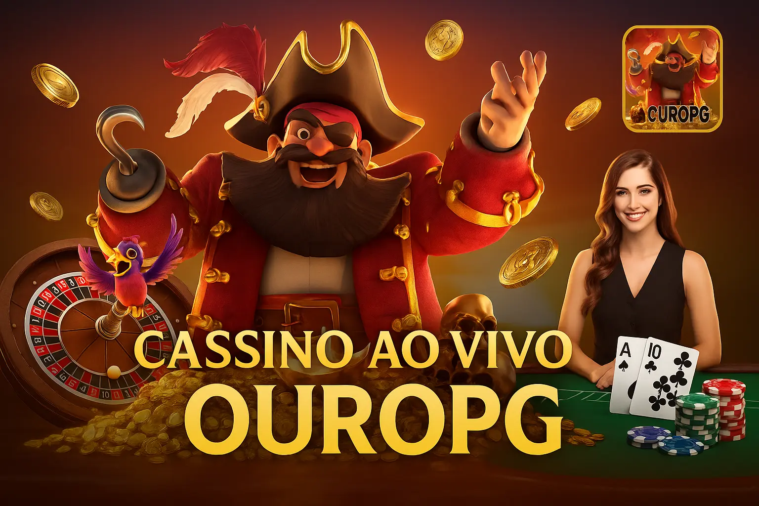 O OUROPG Live Casino lança promoções regularmente