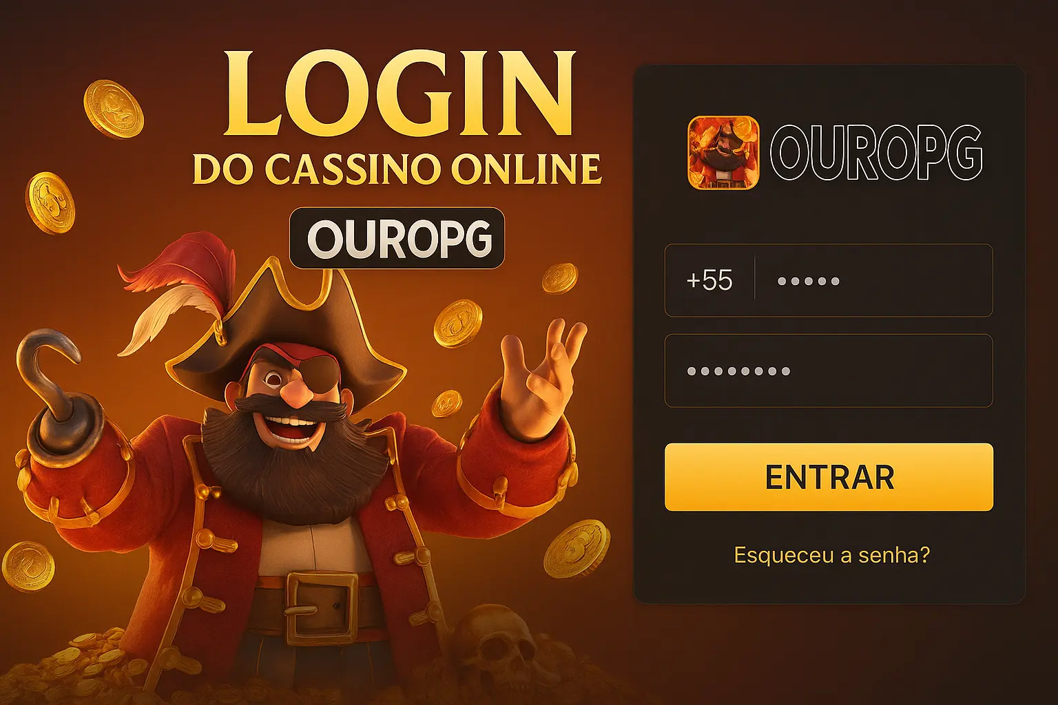 Login no Cassino OUROPG